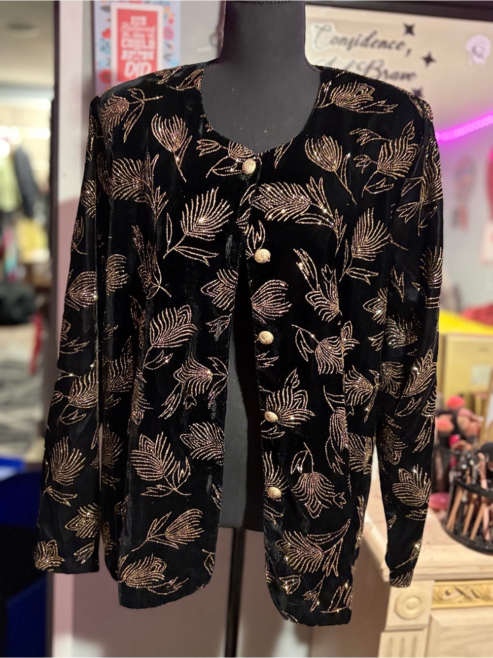 NWOT vintage 90’s Dress Barn Jacket Topper-L